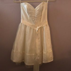Jessica McClintock Ivory Cocktail Dress
